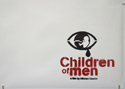 CHILDREN OF MEN (Bottom Right) Cinema Quad Movie Poster