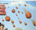 CLOUDY WITH A CHANCE OF MEATBALLS (Top Right) Cinema Quad Movie Poster