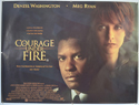 COURAGE UNDER FIRE Cinema Quad Movie Poster