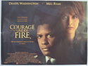 COURAGE UNDER FIRE Cinema Quad Movie Poster