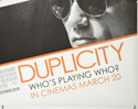 DUPLICITY (Bottom Right) Cinema Quad Movie Poster