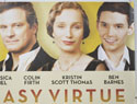 EASY VIRTUE (Top Right) Cinema Quad Movie Poster