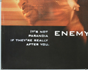 ENEMY OF THE STATE (Bottom Left) Cinema Quad Movie Poster