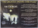 THE EXORCIST Cinema Quad Movie Poster