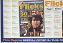 FLICKS MARCH 2000 (Bottom Left) Cinema Quad Movie Poster