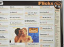 FLICKS SEPTEMBER 1999 (Top Right) Cinema Quad Movie Poster