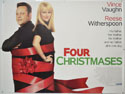 FOUR CHRISTMASES Cinema Quad Movie Poster