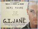 G.I. JANE Cinema Quad Movie Poster