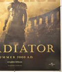 GLADIATOR (Bottom Right) Cinema One Sheet Movie Poster