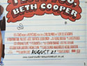 I LOVE YOU BETH COOPER (Bottom Right) Cinema Quad Movie Poster