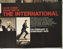 THE INTERNATIONAL (Bottom Right) Cinema Quad Movie Poster