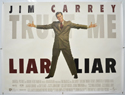 LIAR LIAR Cinema Quad Movie Poster