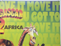 MADAGASCAR 2 - ESCAPE 2 AFRICA (Top Right) Cinema Quad Movie Poster