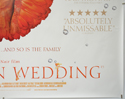 MONSOON WEDDING (Bottom Right) Cinema Quad Movie Poster