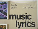 MUSIC AND LYRICS (Top Right) Cinema Quad Movie Poster