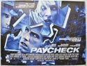 PAYCHECK Cinema Quad Movie Poster