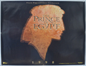 THE PRINCE OF EGYPT Cinema Quad Movie Poster