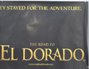 THE ROAD TO EL DORADO (Top Right) Cinema Quad Movie Poster