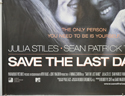 SAVE THE LAST DANCE (Bottom Left) Cinema Quad Movie Poster