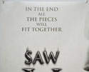 SAW V (Top Left) Cinema Quad Movie Poster