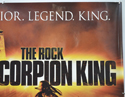 THE SCORPION KING (Top Right) Cinema Quad Movie Poster