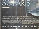SOLARIS (Bottom Left) Cinema Quad Movie Poster