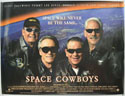 SPACE COWBOYS Cinema Quad Movie Poster