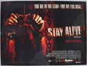 STAY ALIVE Cinema Quad Movie Poster