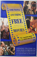 TALKING PAGES 1995 ADVERTISING POSTER Cinema Double Crown Movie Poster