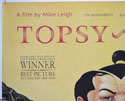 TOPSY TURVY (Top Left) Cinema Quad Movie Poster