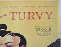TOPSY TURVY (Top Right) Cinema Quad Movie Poster