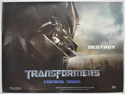 TRANSFORMERS Cinema Quad Movie Poster
