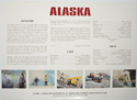 ALASKA Cinema Exhibitors Press Synopsis Credits Booklet - BACK