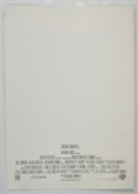 CONSPIRACY THEORY Cinema Exhibitors Press Synopsis Credits Booklet - BACK