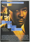 Devil In A Blue Dress <p><i> Original Cinema Exhibitor's Press Synopsis / Credits Card </i></p>
