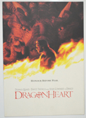 Dragonheart <p><i> Original Cinema Exhibitor's Press Synopsis / Credits Booklet </i></p>