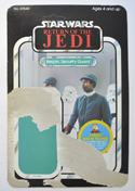 STAR WARS FIGURE – BESPIN SECURITY GUARD (CARD FRONT View) 